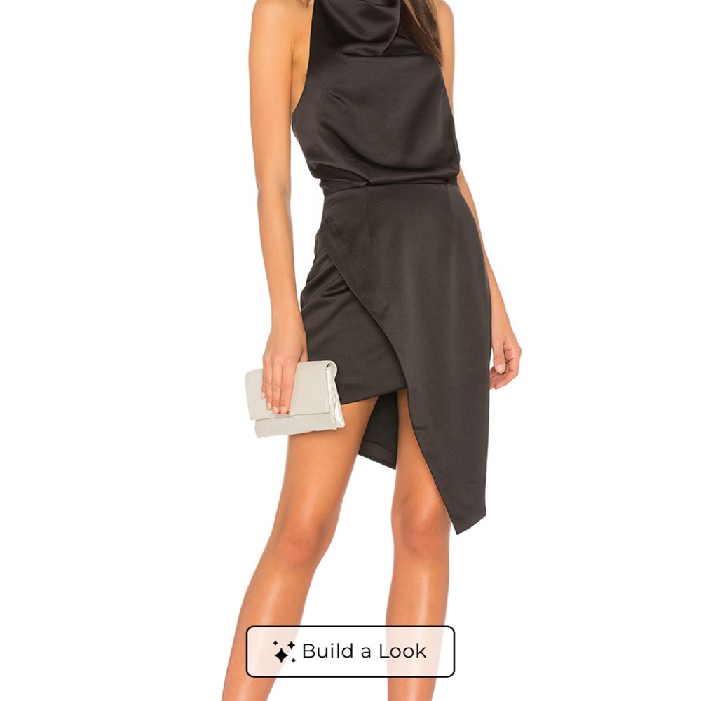 Elliatt Black Asymmetrical Dress